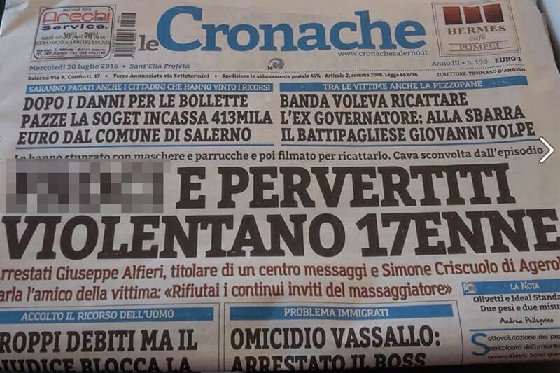 Anche questo titolo è uno stupro