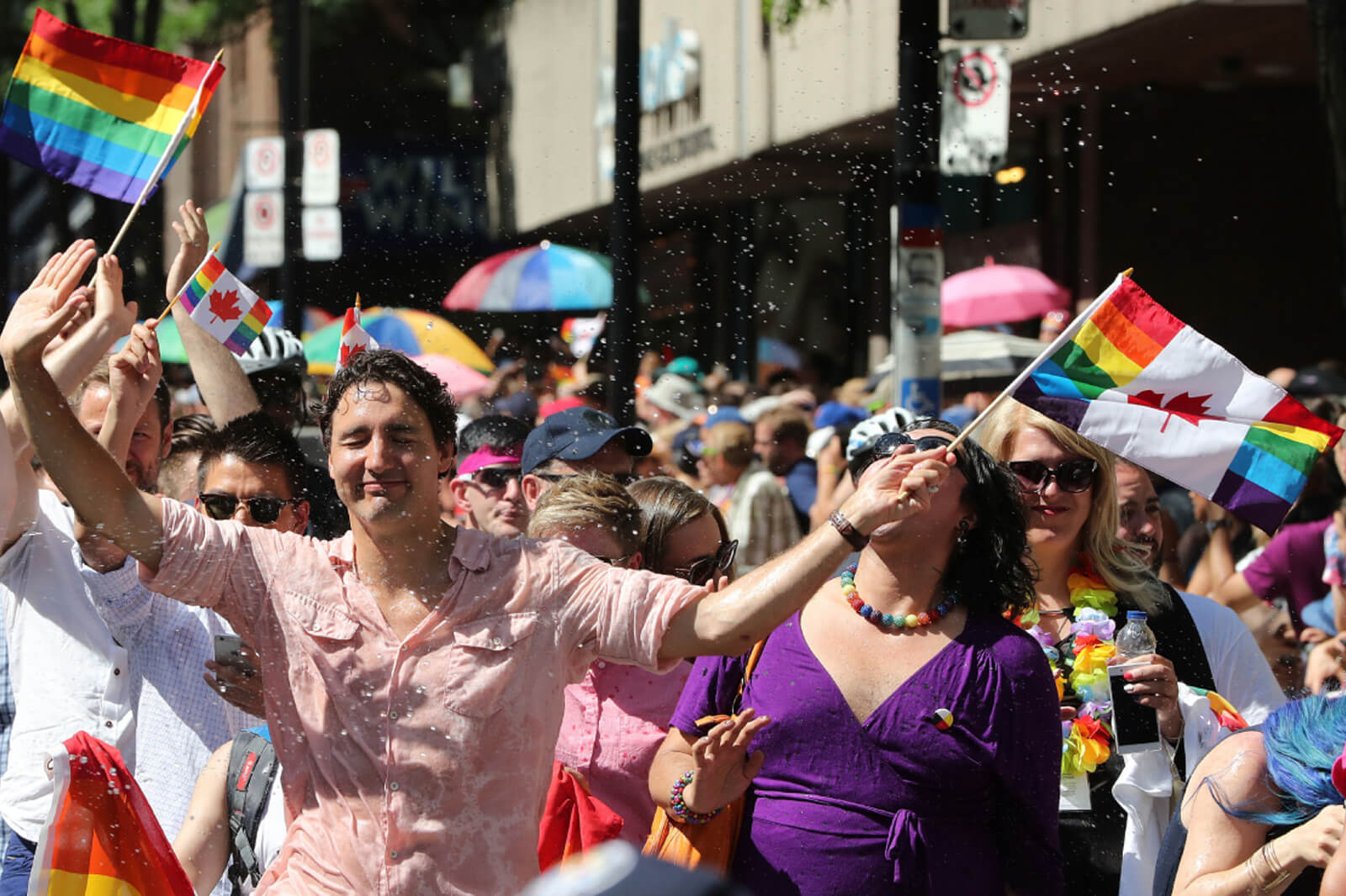 Justin Trudeau è il primo premier canadese a marciare ad un Pride