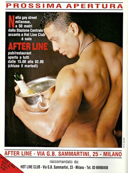 Nel 1993, al numero 25 di Via Sammartini, Felix Cossolo apre il disco bar After Line.