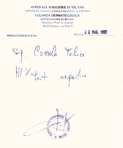 AIDS esperienza felix 7