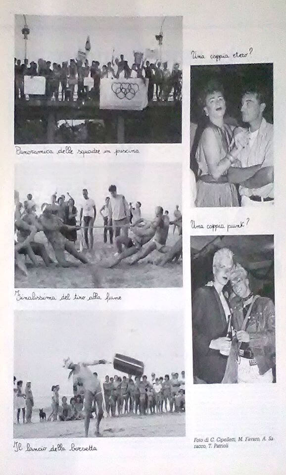 Altri scatti dal servizio fotografico sul campeggio di Rodi Garganico, da "Babilonia", numero 18, ottobre 1984.
