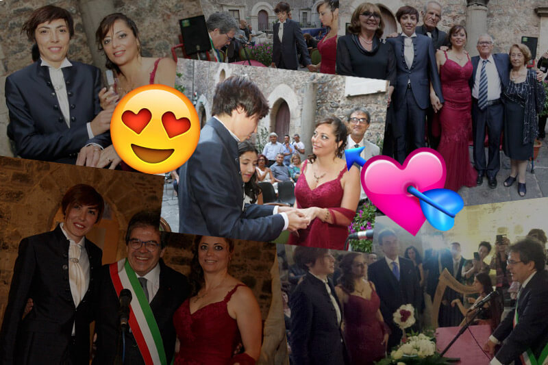 Unioni civili: Laura e Rosalba, prime spose a Catania!