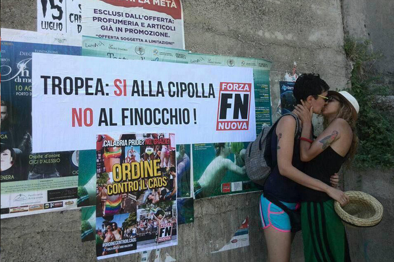 Forza Nuova e il ridicolo poster per boicottare il Calabria Pride - forza nuova fail - Gay.it