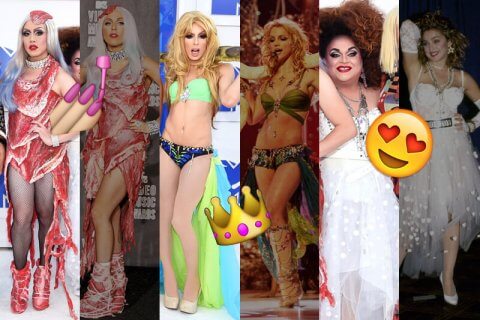 VMA: le drag di RuPaul conquistano il red carpet coi look più iconici dalle edizioni passate - vma drag tribute - Gay.it
