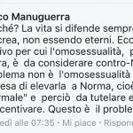 Vergognoso linciaggio omofobo del Presidente Centro Studi Danteschi su Facebook: "Rotti in culo, morirete tutti di AIDS" - Thumbnail