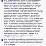 Vergognoso linciaggio omofobo del Presidente Centro Studi Danteschi su Facebook: "Rotti in culo, morirete tutti di AIDS" - Thumbnail