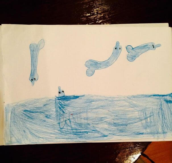 Bambini che disegnano peni per sbaglio