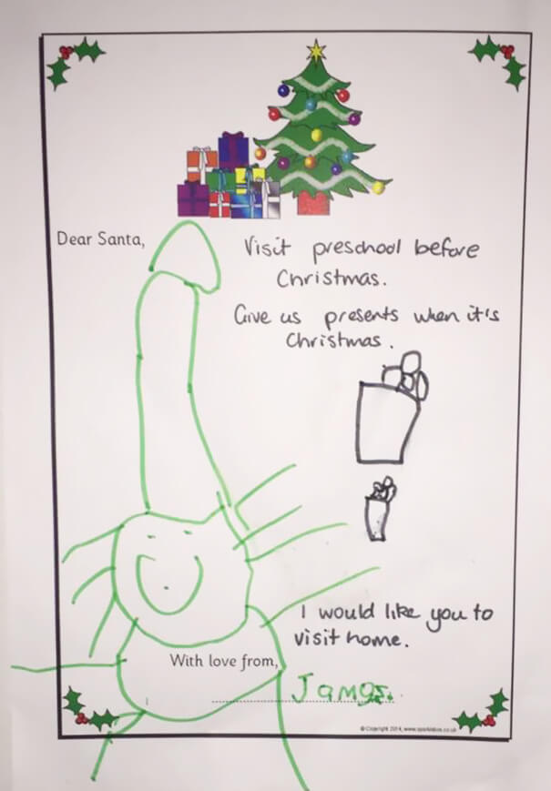 Bambini che disegnano peni per sbaglio