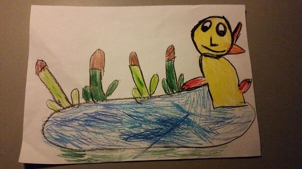 Bambini che disegnano peni per sbaglio