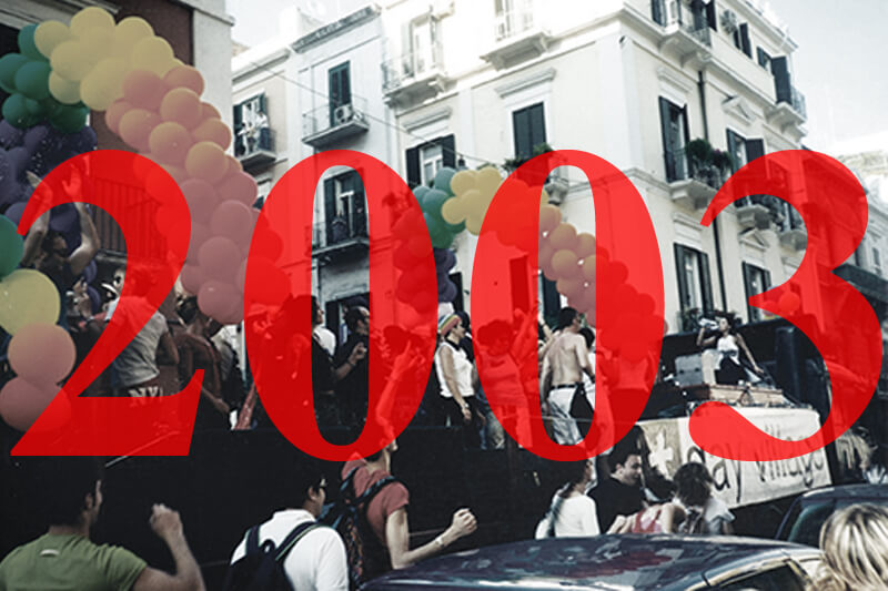 Storia del movimento LGBTQI italiano: 2003