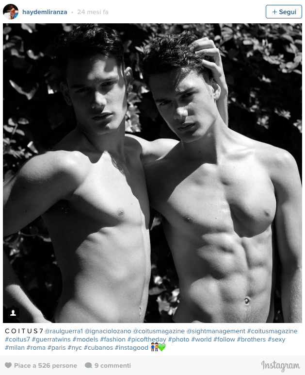 Le dieci coppie di gemelli più hot di Instagram