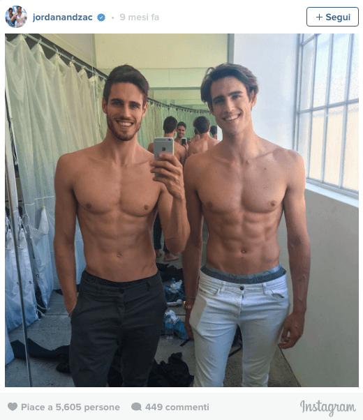 Le dieci coppie di gemelli più hot di Instagram