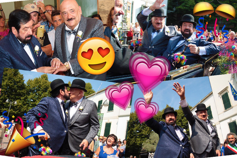 Veneto: finalmente sposi Gino e Lorenzo, dopo 41 anni insieme!
