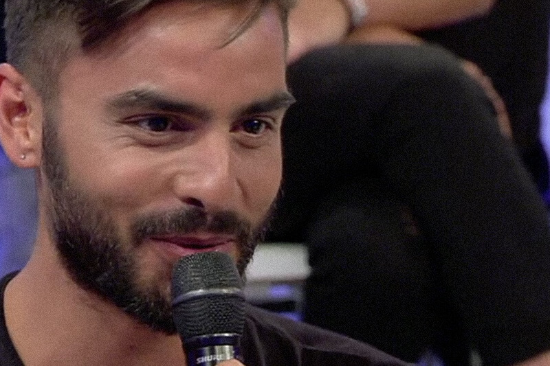 Uomini e Donne: il corteggiatore Mario Serpa fa coming out in diretta alla sua squadra di calcio