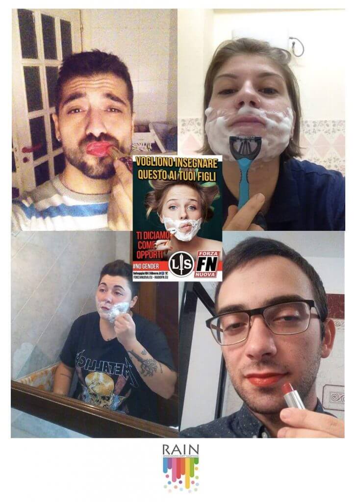 Contro le provocazioni di Forza Nuova parte #MaQualeGender, campagna per la liberazione dagli stereotipi