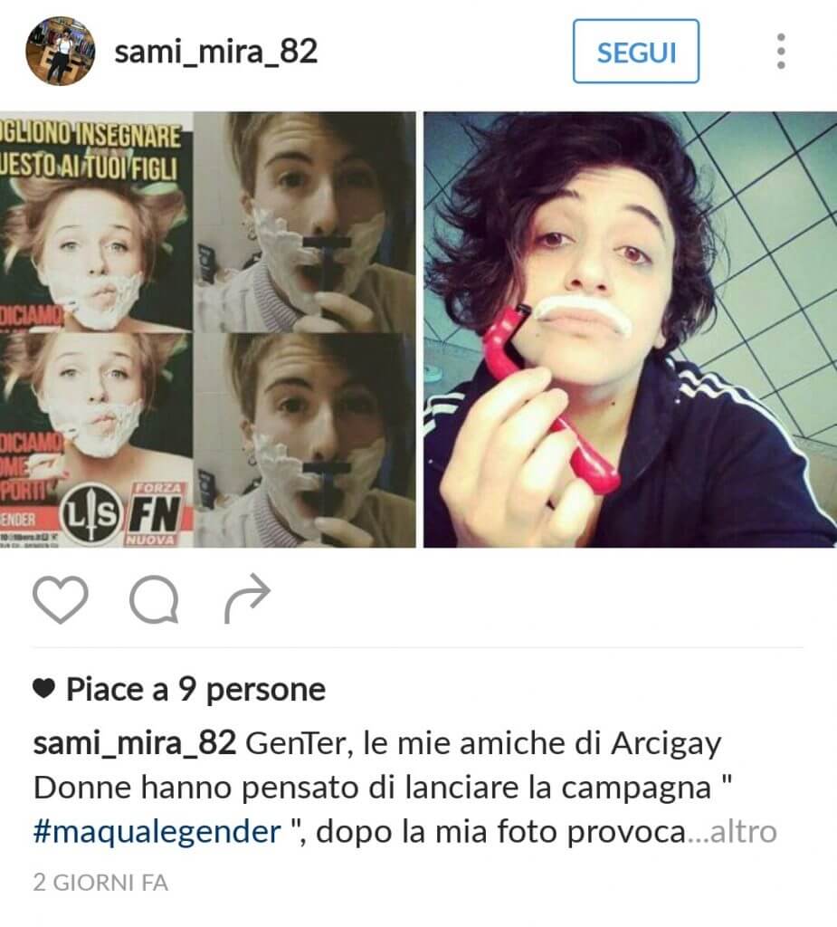 Contro le provocazioni di Forza Nuova parte #MaQualeGender, campagna per la liberazione dagli stereotipi