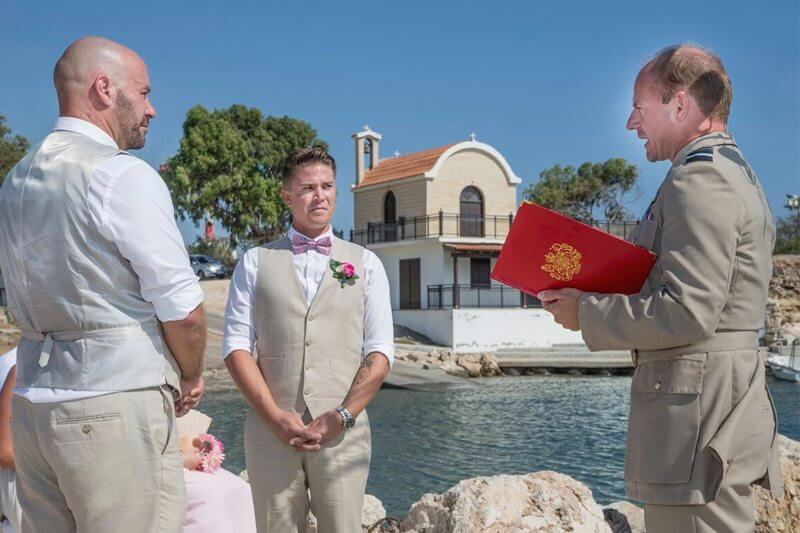 Celebrato il primo matrimonio gay in una base militare inglese