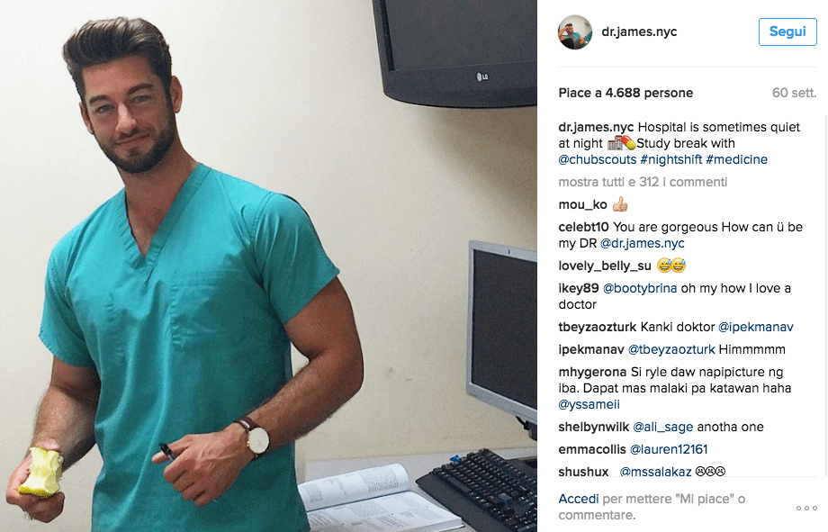 Ecco i dieci dottori più sexy di Instagram: ti faranno venire voglia di ammalarti!
