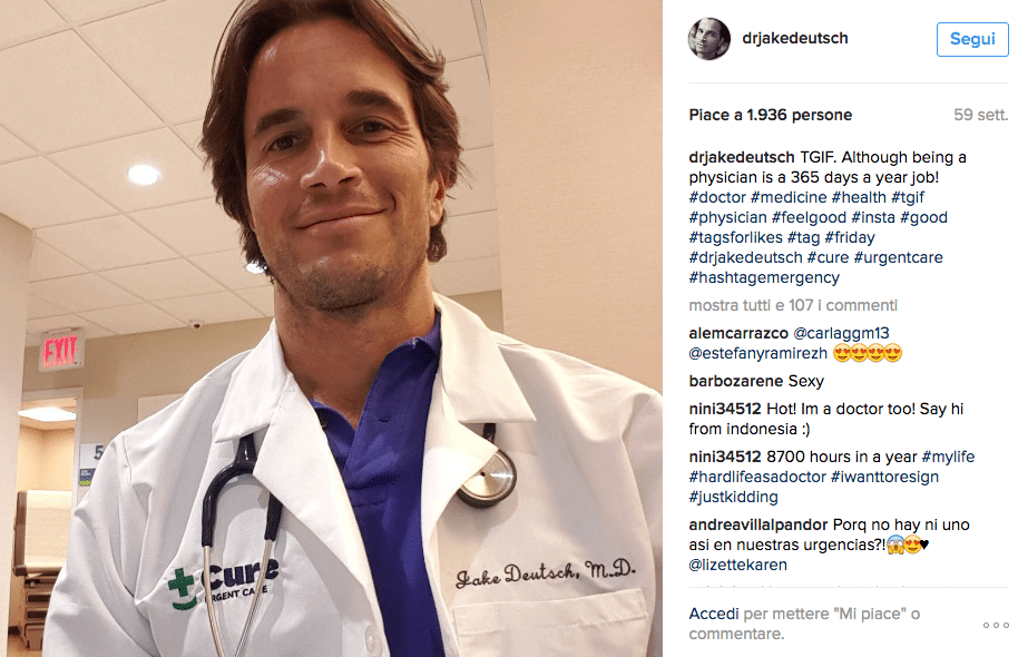 Ecco i dieci dottori più sexy di Instagram: ti faranno venire voglia di ammalarti!