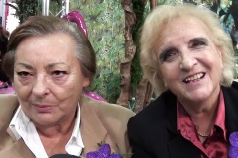 Lidia e Maria Laura, spose a 70 anni: il racconto del loro amore - spose smoking - Gay.it