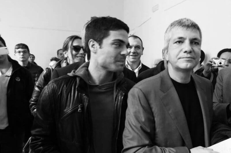 Nichi Vendola e il compagno Eddy hanno battezzato il piccolo Tobia