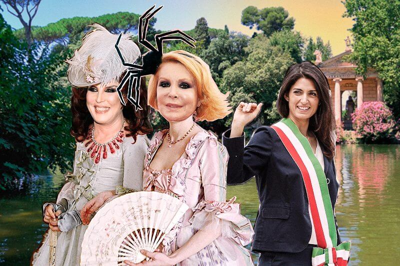 Intervista doppia a Patrizia De Blanck e Marina Ripa di Meana: Virginia Raggi sta cambiando Roma o no?