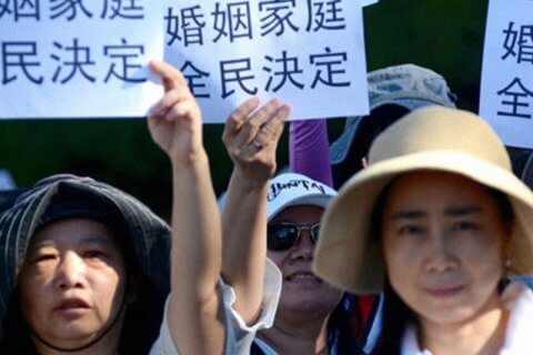Migliaia di cristiani a Taiwan manifestano contro il matrimonio egualitario - taiwan gay - Gay.it