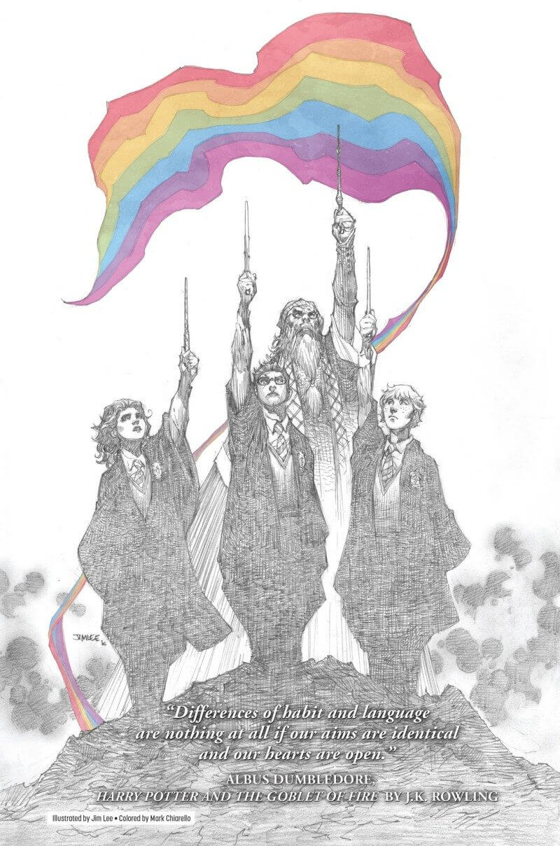 J.K. Rowling autorizza un fumetto su Harry Potter che raccoglie fondi per le vittime di Orlando - 19comic2 superJumbo e1482252175557 - Gay.it