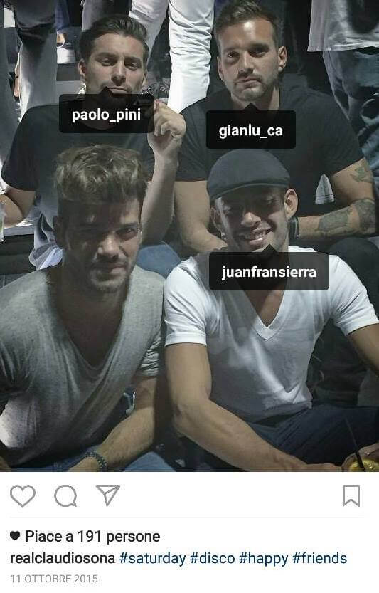 Claudio Sona e Juan Fran Sierra sono fidanzati? Le prove e i commenti su Instagram - Claudio Sona e Juan Sierra 1 - Gay.it
