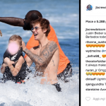 Justin Bieber con simbolo checked sui genitali e boxer rosa alle Barbados - Thumbnail