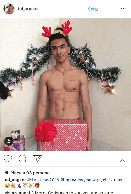 Modelli amatoriali in formato natalizio: su Instagram impazza l'hashtag #gaychristmas