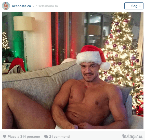 Modelli amatoriali in formato natalizio: su Instagram impazza l'hashtag #gaychristmas