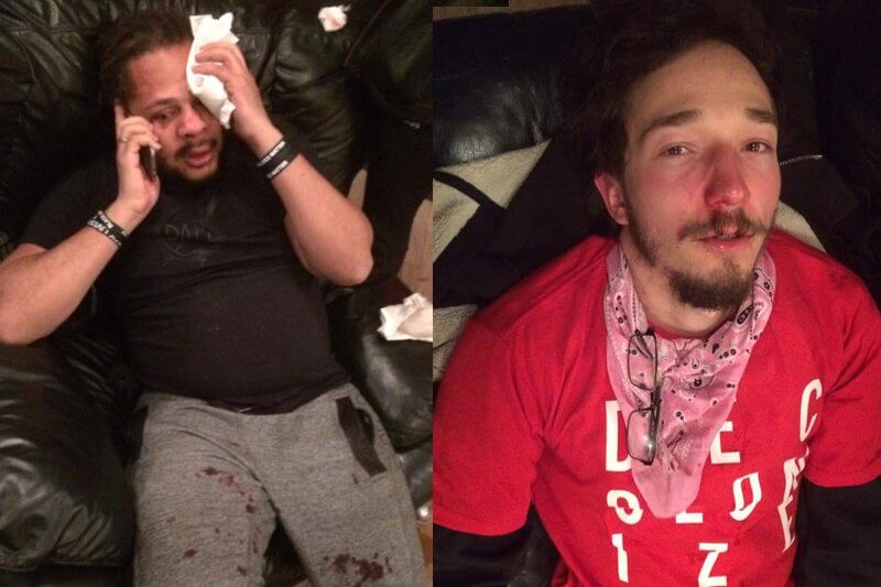Gruppo di attivisti antirazzisti e LGBT aggrediti dai sostenitori di Trump