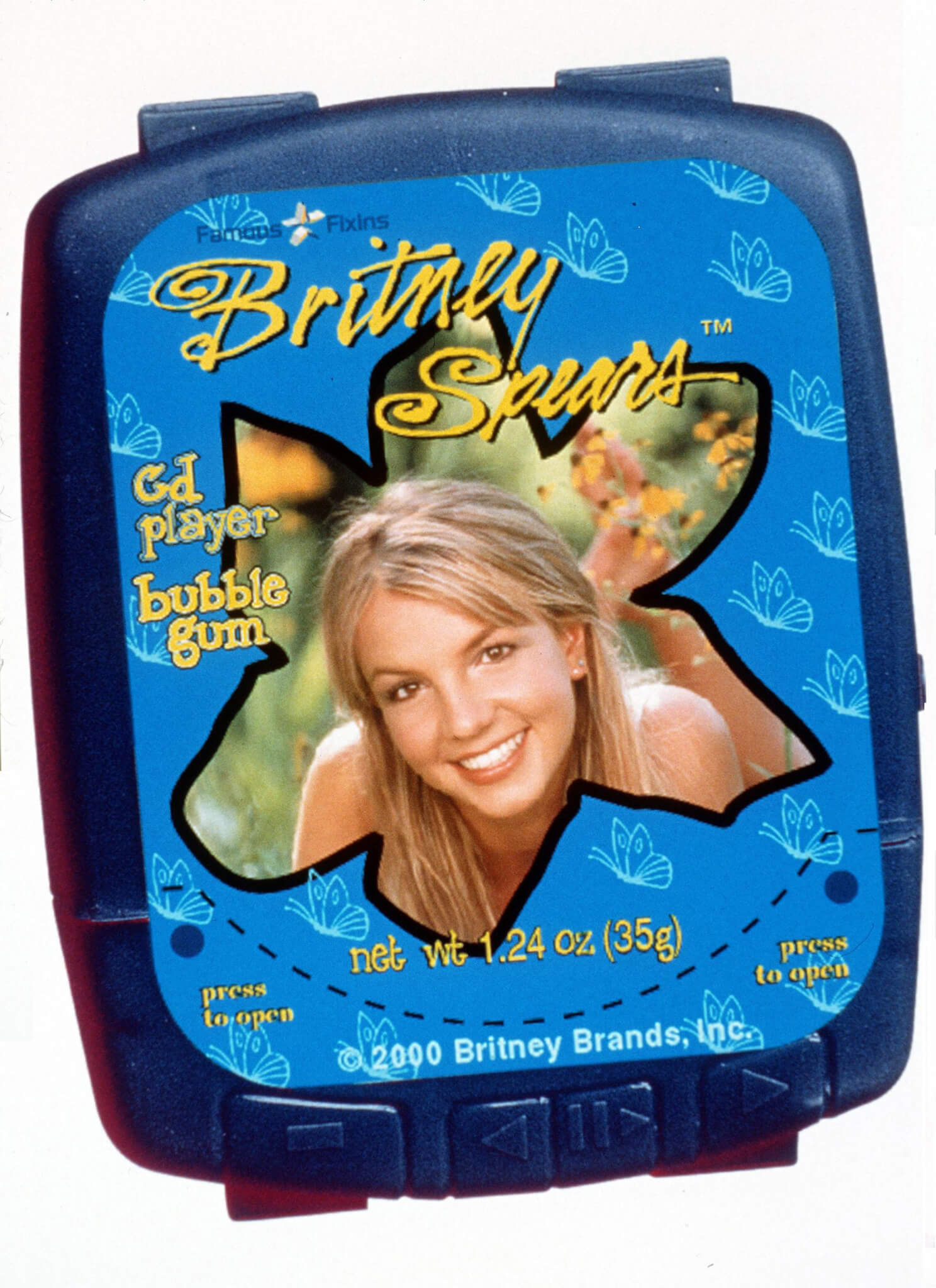 First Photographs Of An Exciting New Line Of Candy/Novelty Products, Such As "Britney Spears Cd Bubble Gum", That Will Be Launched To Coincide With Britney's Concert Tour. (Photo By Getty Images)