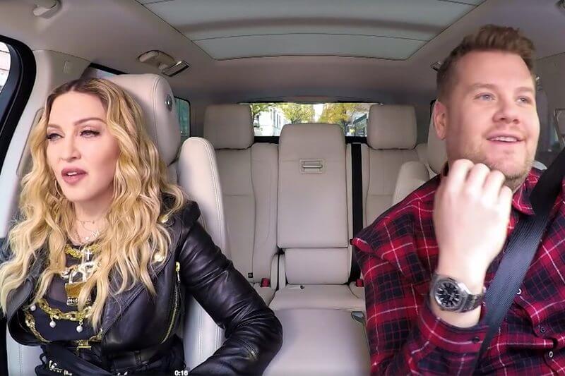 Madonna al Carpool Karaoke: ecco lo spot