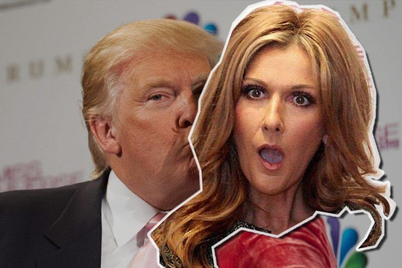 Céline Dion: "Mi rifiuto di cantare alla cerimonia di insediamento di Trump" - celine dion donald trump - Gay.it