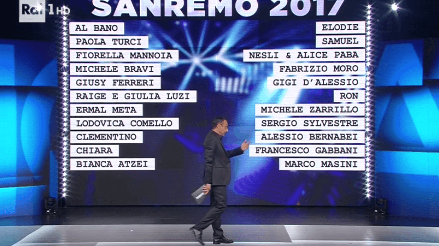 Sanremo 2017, ecco i BIG: tu per chi farai il tifo? SONDAGGIO - sanremo - Gay.it