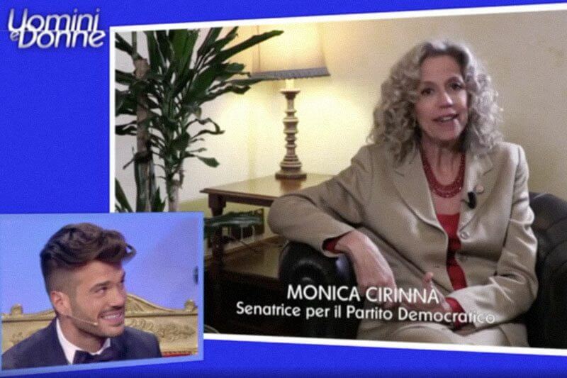 Monica Cirinnà a Uomini e Donne: “Grazie Maria per il tuo coraggio, l’amore gay è uguale a quello etero”