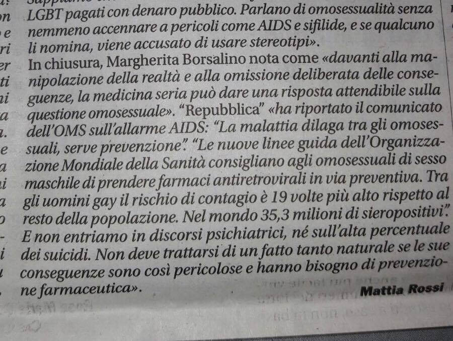 Casale Monferrato, cattolici contro spettacolo LGBT per le scuole: "I gay diffondono l'AIDS" - 16296137 10202783422542856 1108081480 n - Gay.it