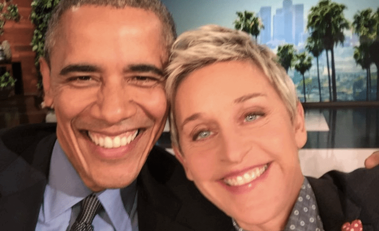 Ellen DeGeneres ribadisce: "Non ospiterò Donald Trump nel mio show" - ellen degeneres obama - Gay.it