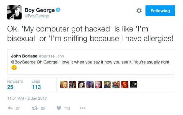 George Michael suicida? Giallo sui tweet del fidanzato, che smentisce subito. Ma Boy George non ci crede - george michael tweet - Gay.it