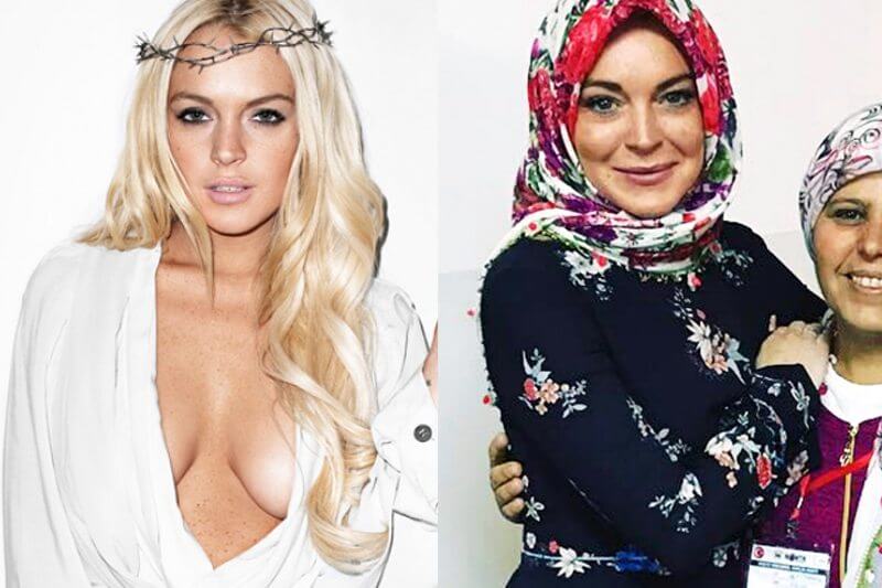 Lindsay Lohan cancella Instagram: probabile conversione all’Islam