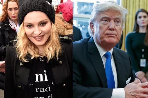 Donald Trump contro Madonna: "È disgustosa e pericolosa per se stessa" - madonna trump 1 - Gay.it