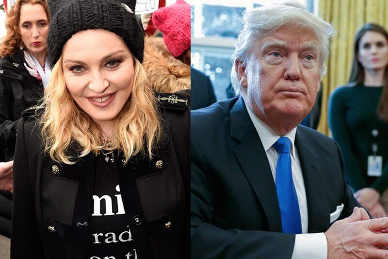 Donald Trump contro Madonna: “È disgustosa e pericolosa per se stessa”