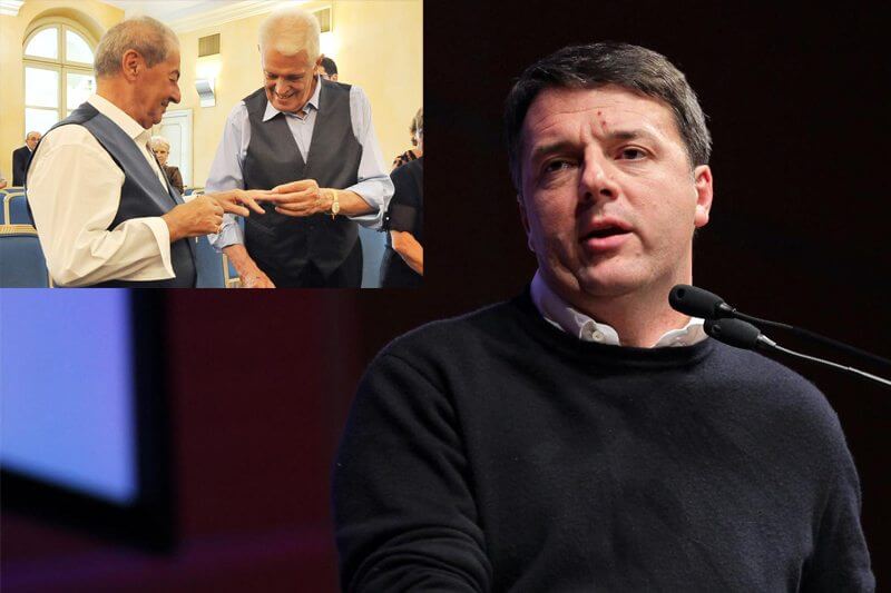 Unioni civili: Matteo Renzi ricorda Franco dal palco dell’assemblea del PD