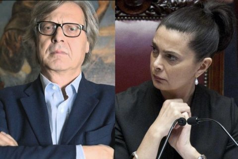 Vittorio Sgarbi, show sessista contro Boldrini: "È una capra, vuole riscrivere la grammatica" - sgarbi - Gay.it