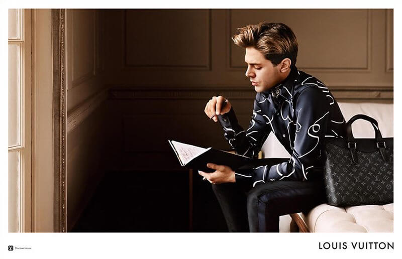 Le prime immagini della nuova campagna Louis Vuitton con Xavier Dolan