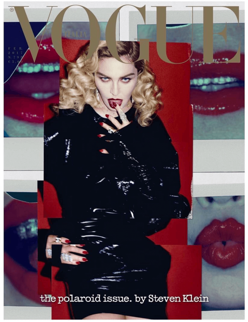 Madonna in copertina su Vogue Italia fotografata da Steven Klein