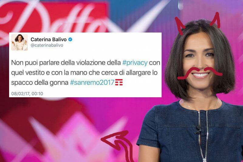 Non ho paura della Balivo in TV, ma della Balivo che è in noi