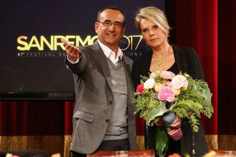 Sanremo: Maria De Filippi in hotel con la febbre a 38